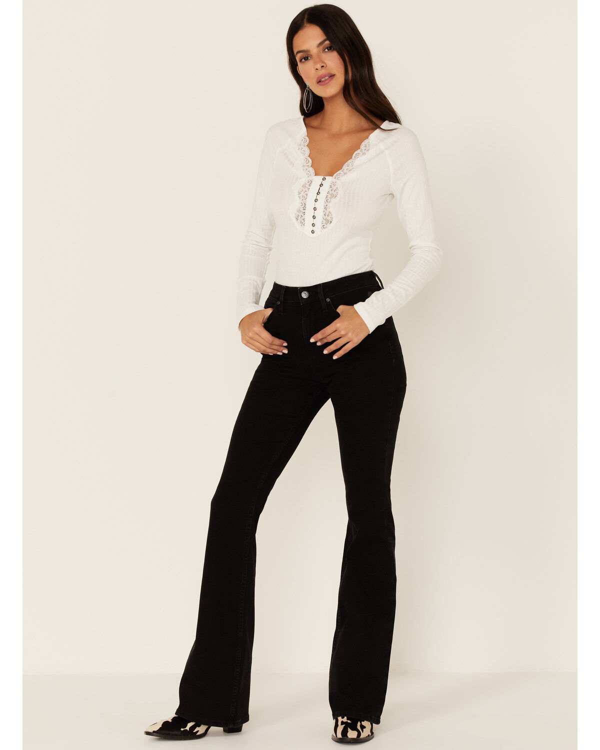 Idyllwind Women's Velvet Touch High Rise Bootcut Brushed Denim Jeans