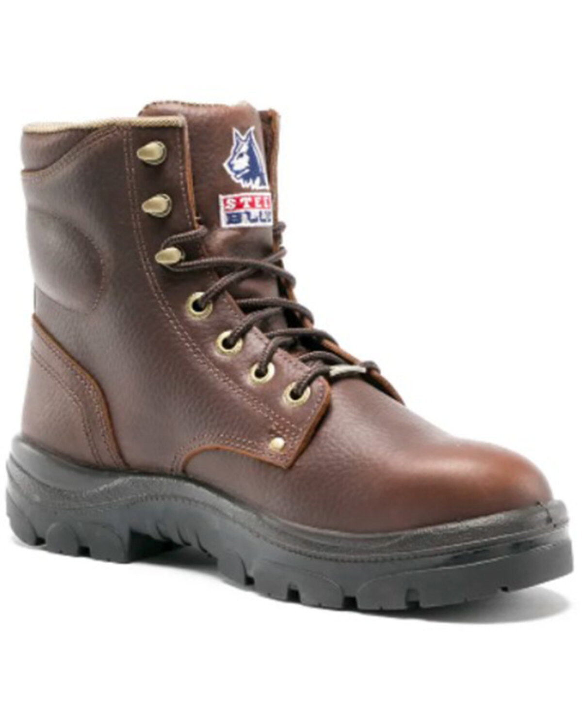 Steel Blue Men's Argyle Waterproof Western Work Boots - Steel Toe