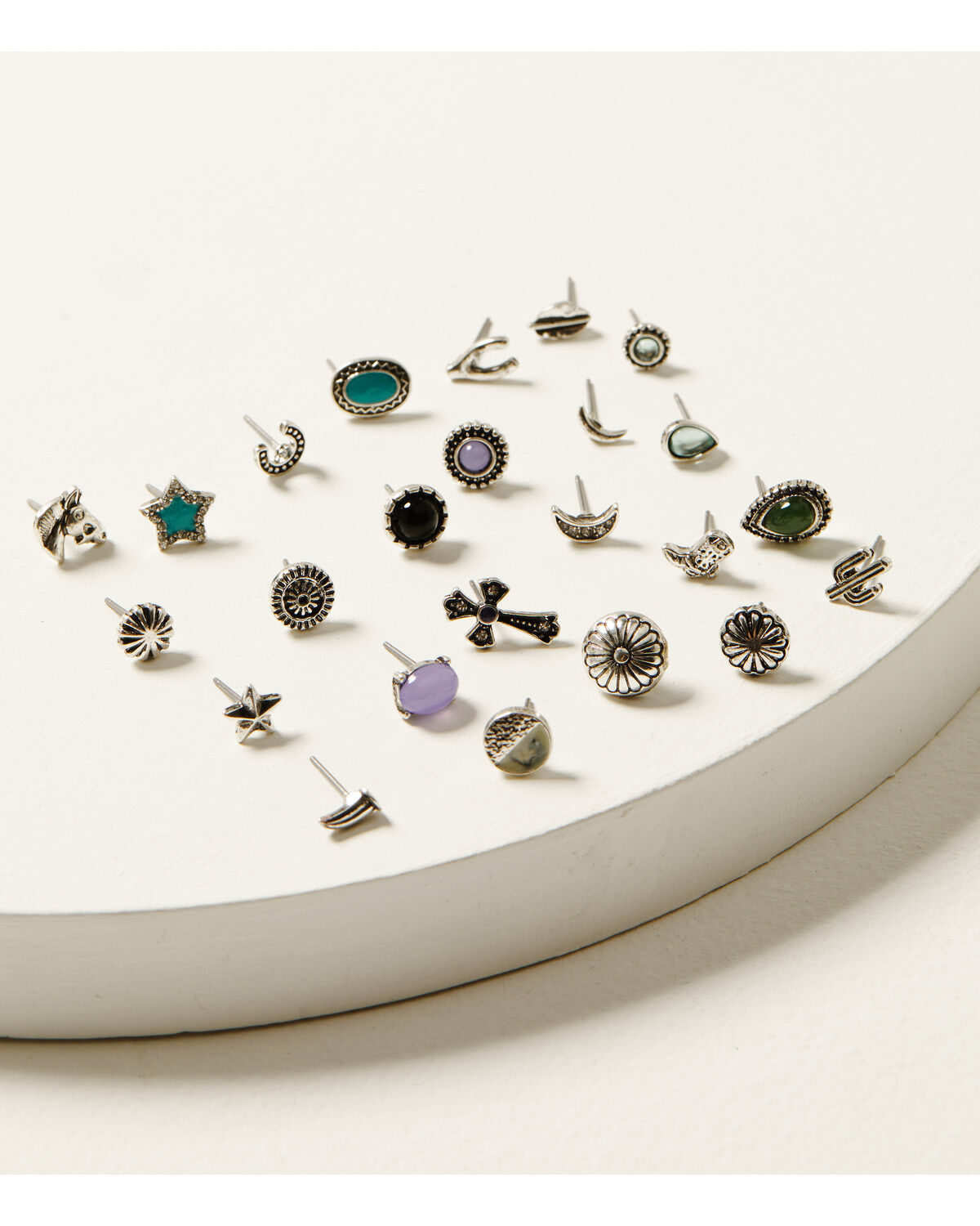Shyanne Women's Stud Urban Cowgirl Earring Set - 24 Piece