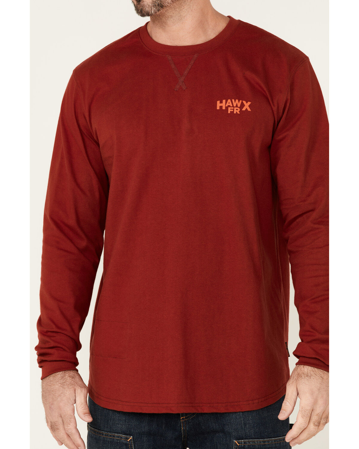 Hawx Men's FR Logo Graphic Long Sleeve Work T-Shirt