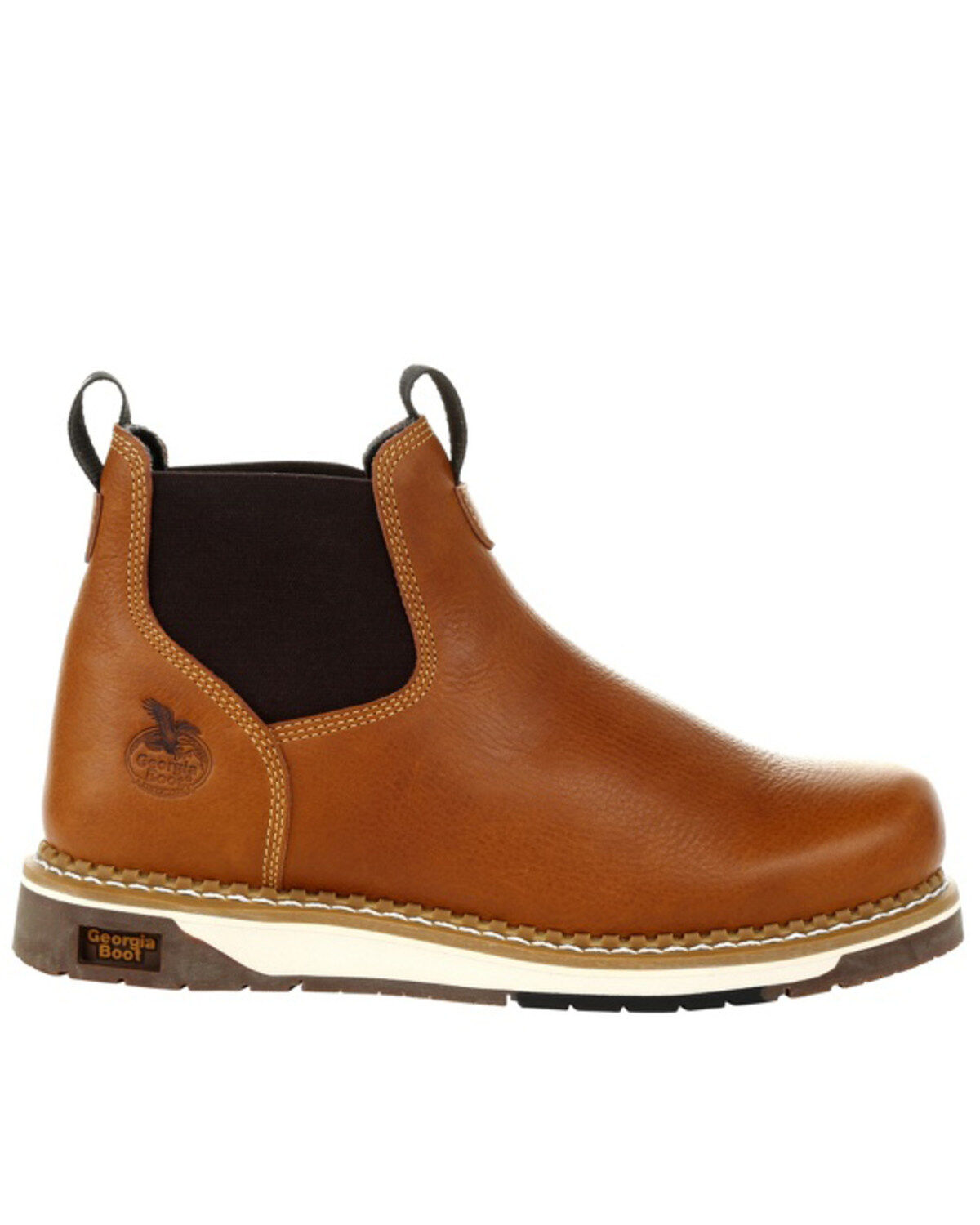 Georgia Boot Men's AMP LT Wedge Chelsea Work Boots - Soft Toe