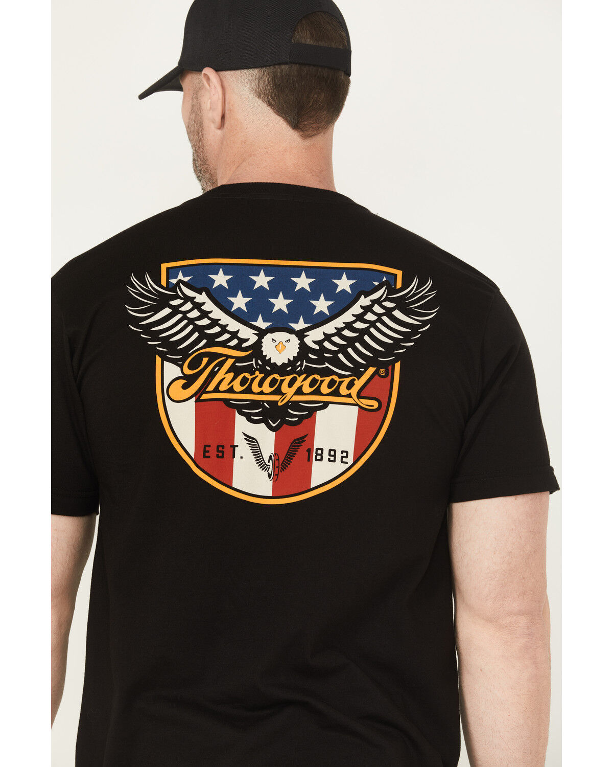 Thorogood Men's Eagle Shield Short Sleeve Pocket Work T-Shirt