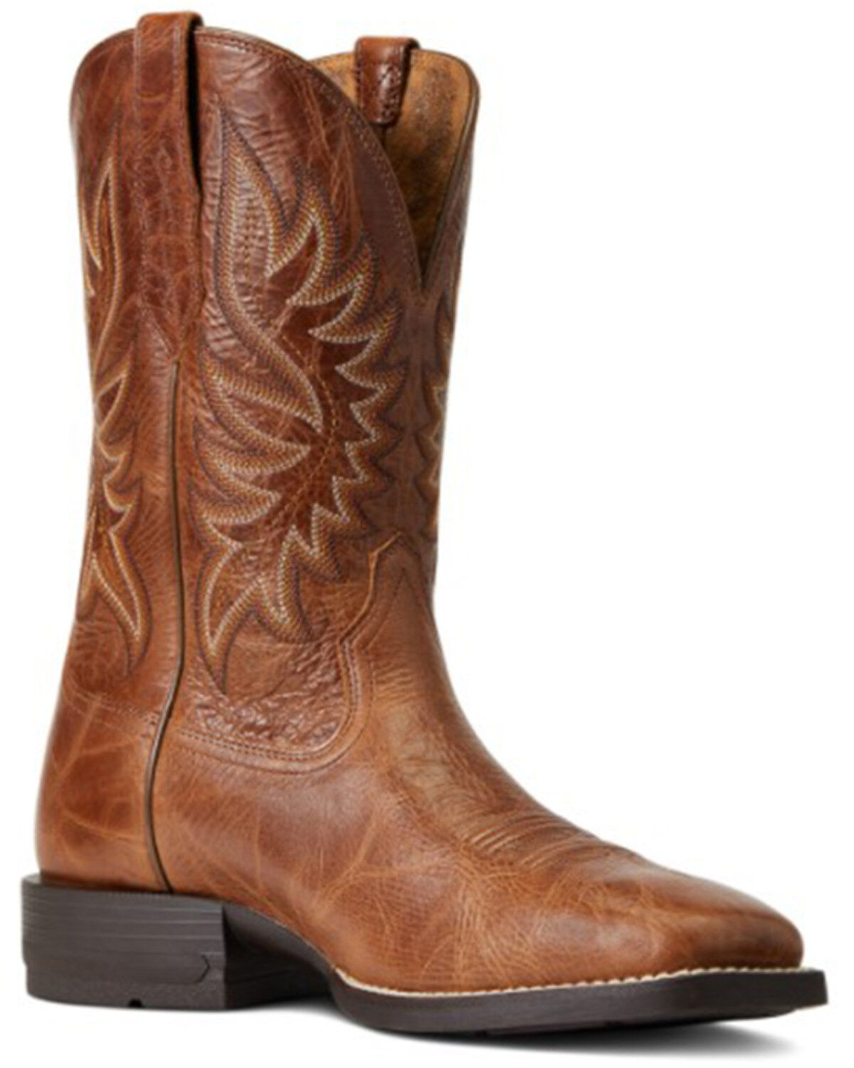 Ariat Men's Brander Leather Performance Western Boot - Broad Square Toe