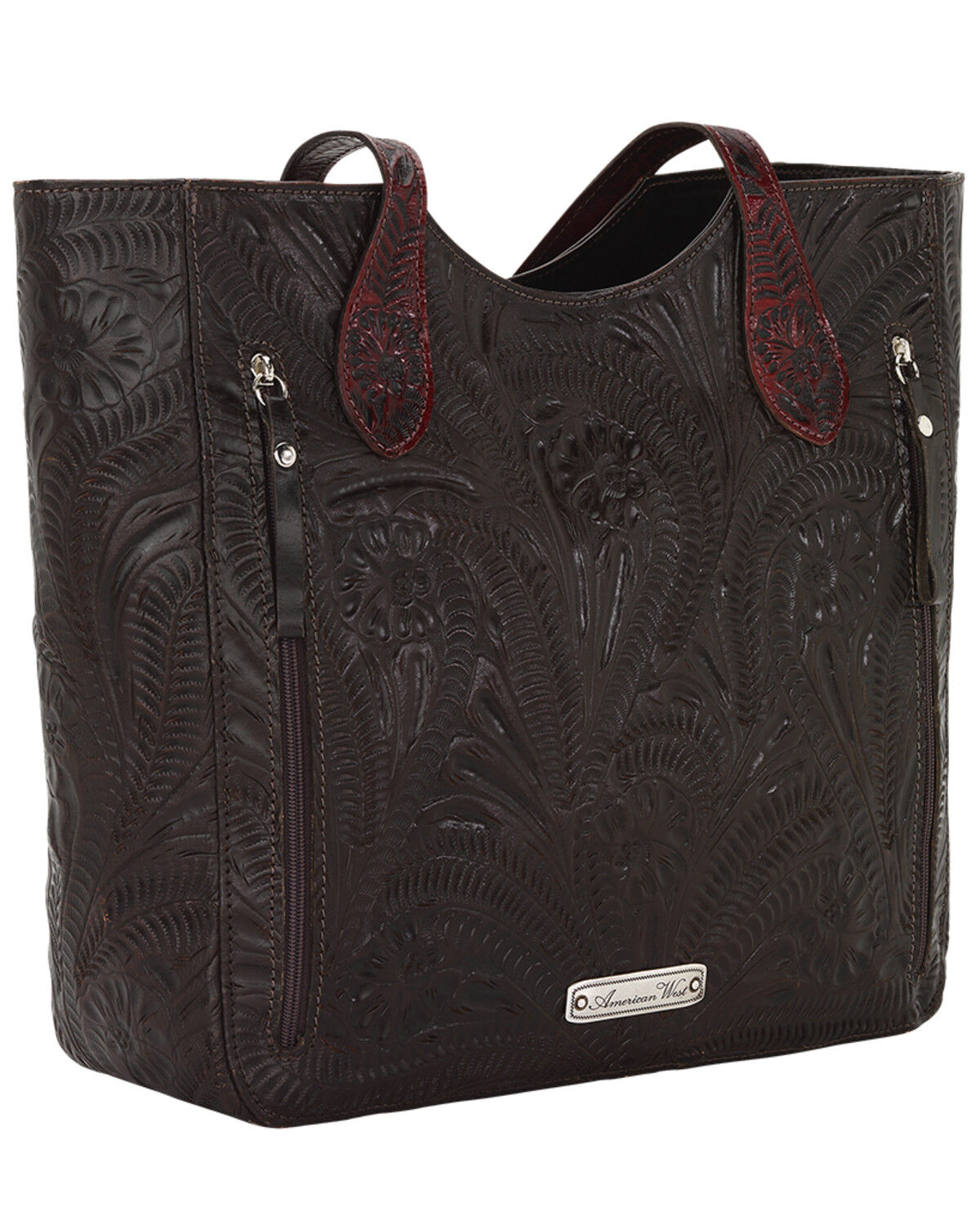 American West Women's Annie's Secret Collection Large Zip Top Tote