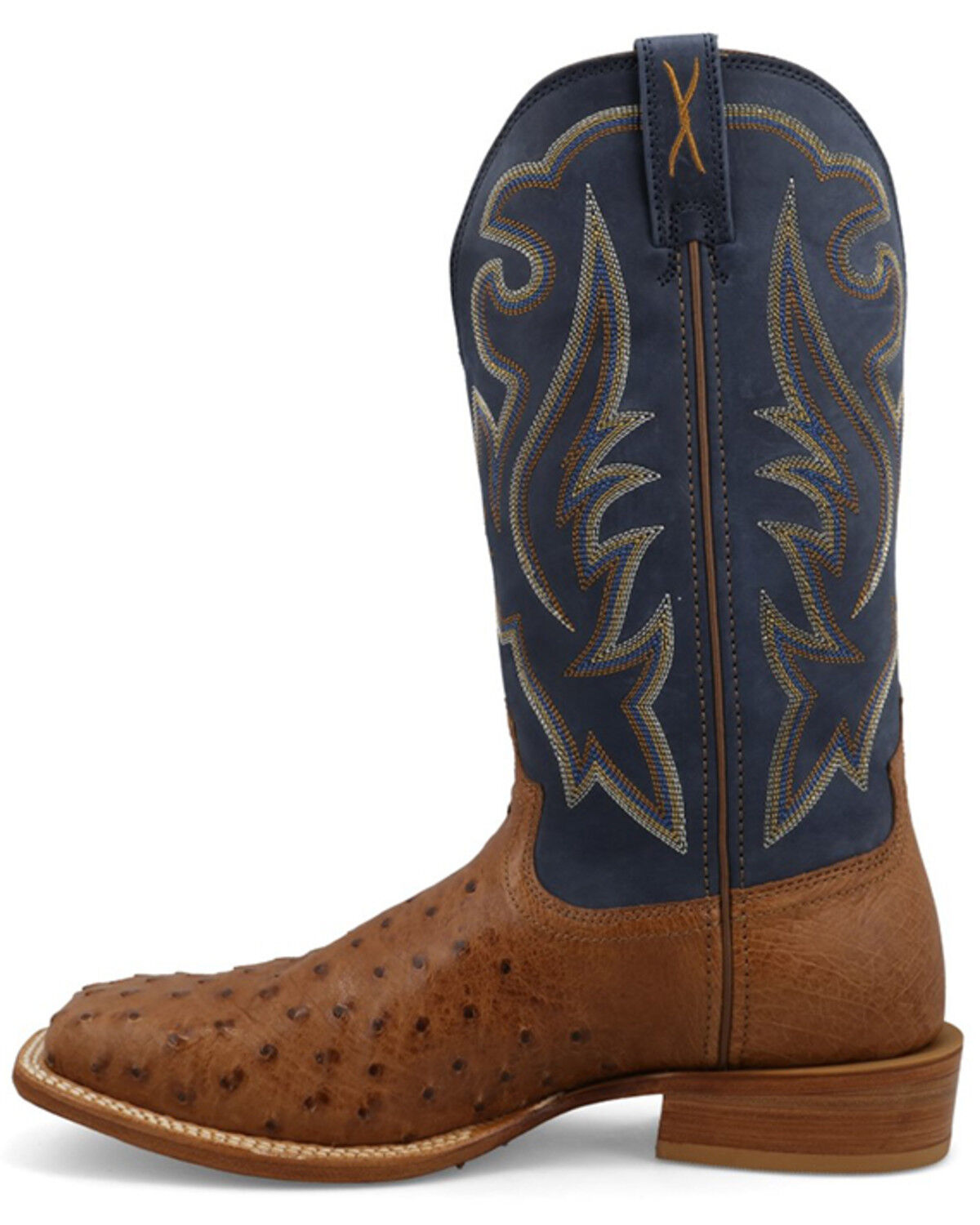 Twisted X Men's Reserve Exotic Ostrich Western Boots - Broad Square Toe