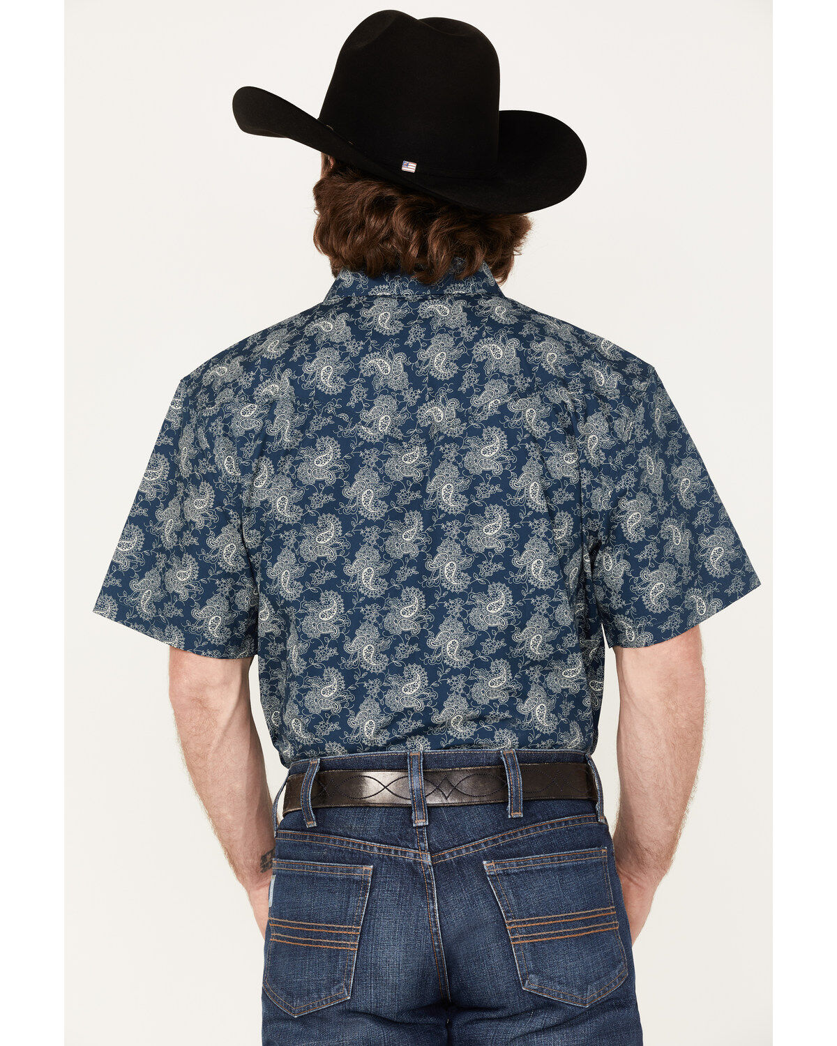 Cody James Men's Showcase Paisley Print Pearl Snap Western Shirt