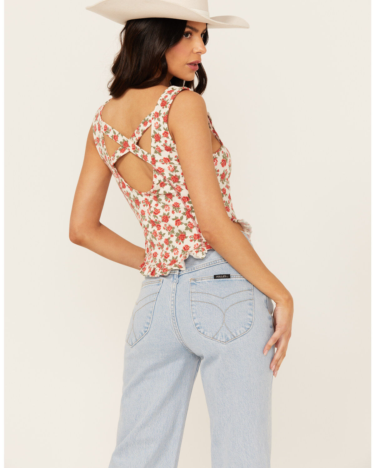 Free People Women's Melanie Floral Print Tank Top