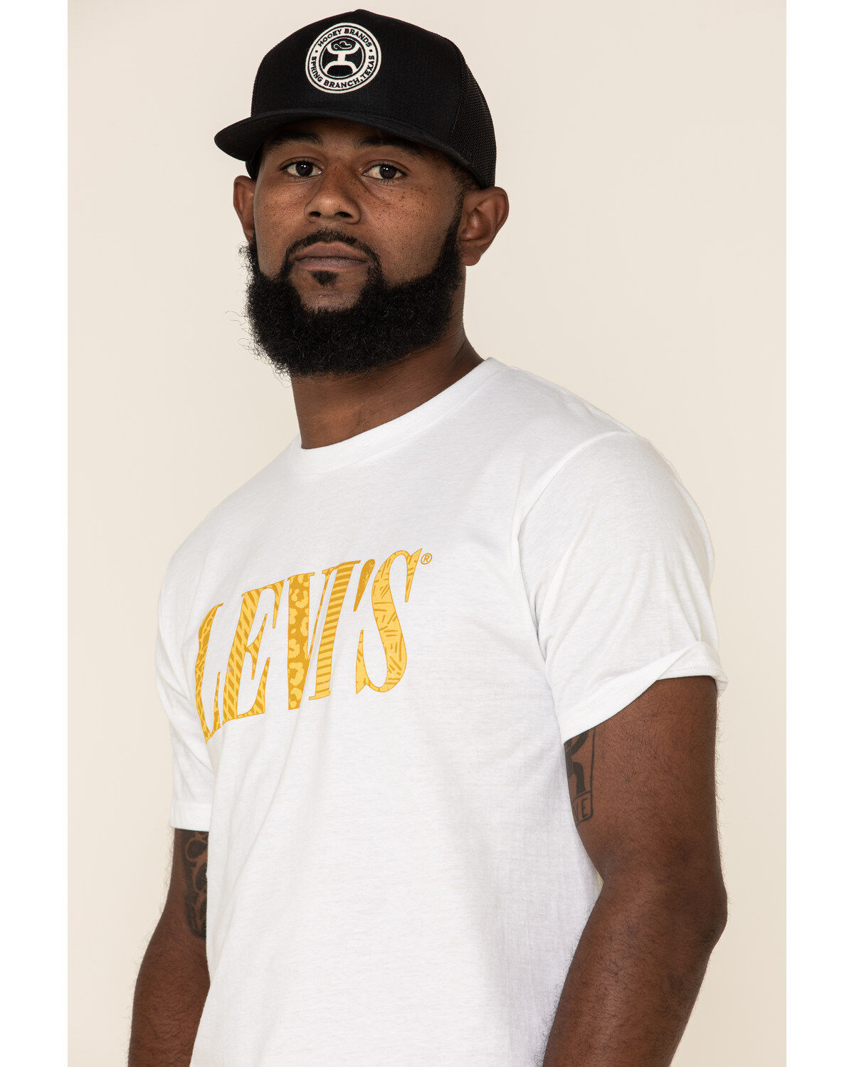 Levi's Men's White Trussard Logo Graphic T-Shirt
