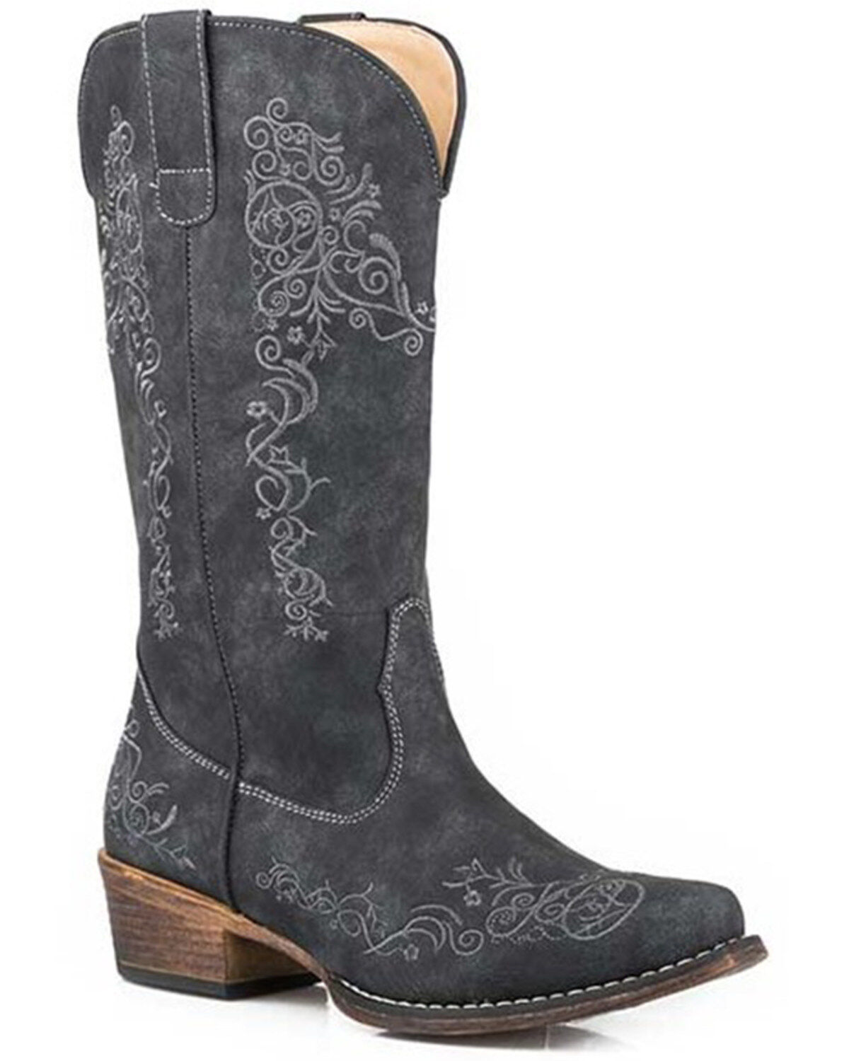 Roper Women's Riley Scroll Western Performance Boots - Snip Toe