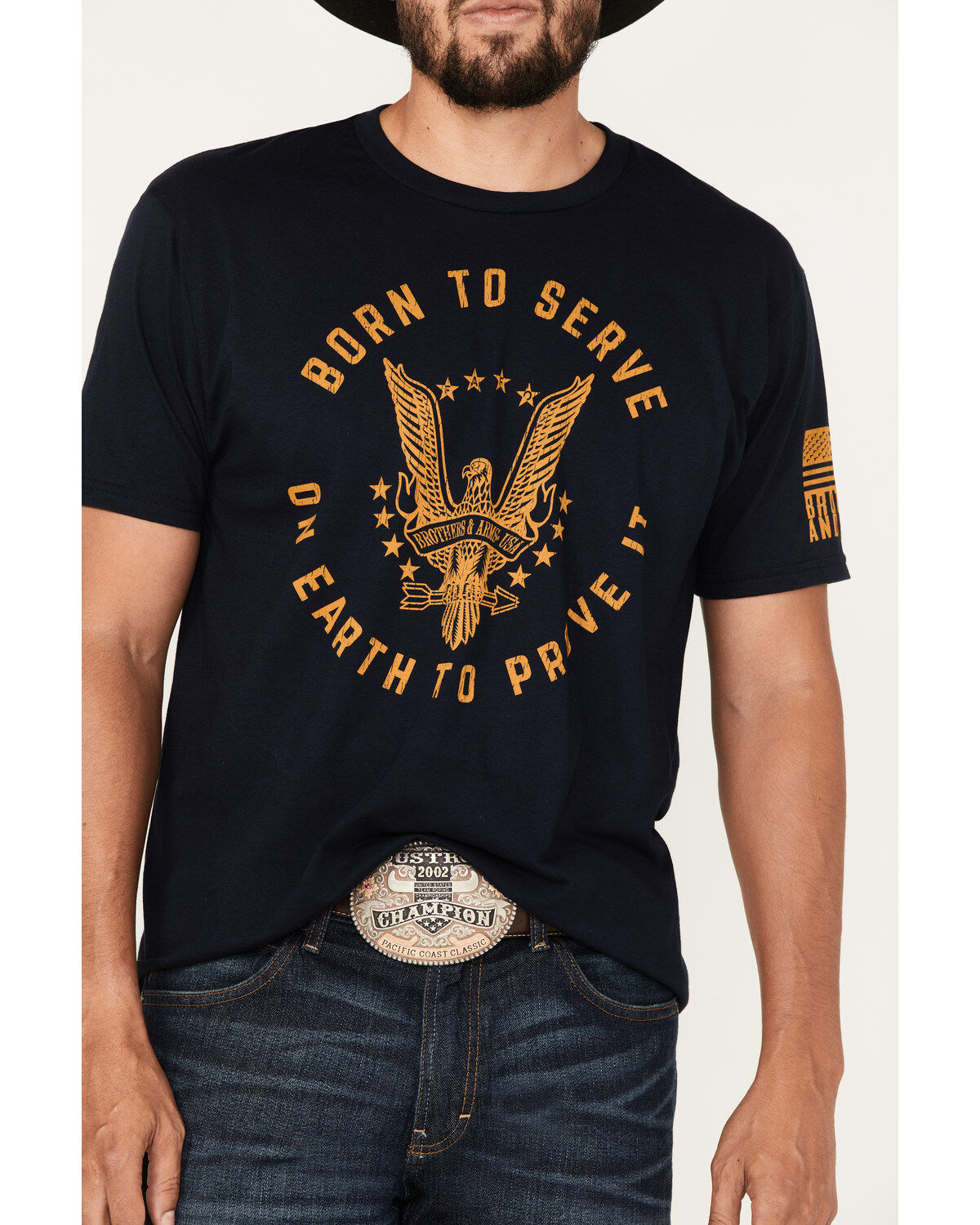 Brothers & Arms Men's Born To Serve Graphic T-Shirt