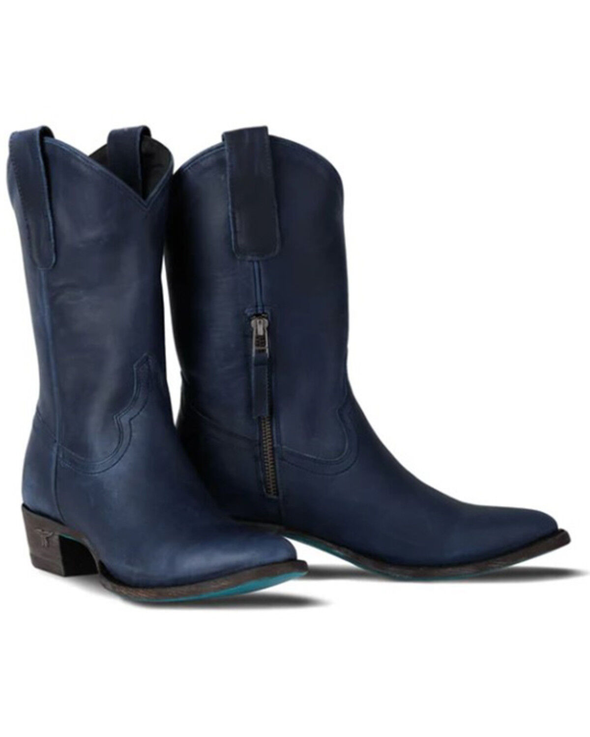 Lane Women's Plain Jane Midi Western Boots - Round Toe