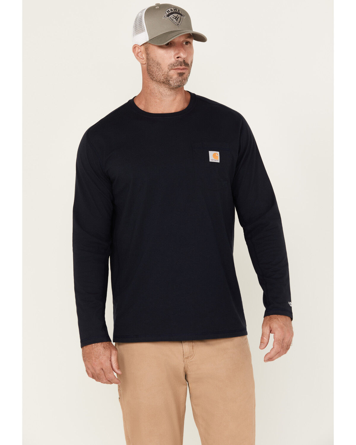 Carhartt Men's Force Relaxed Midweight Long Sleeve Pocket T-Shirt