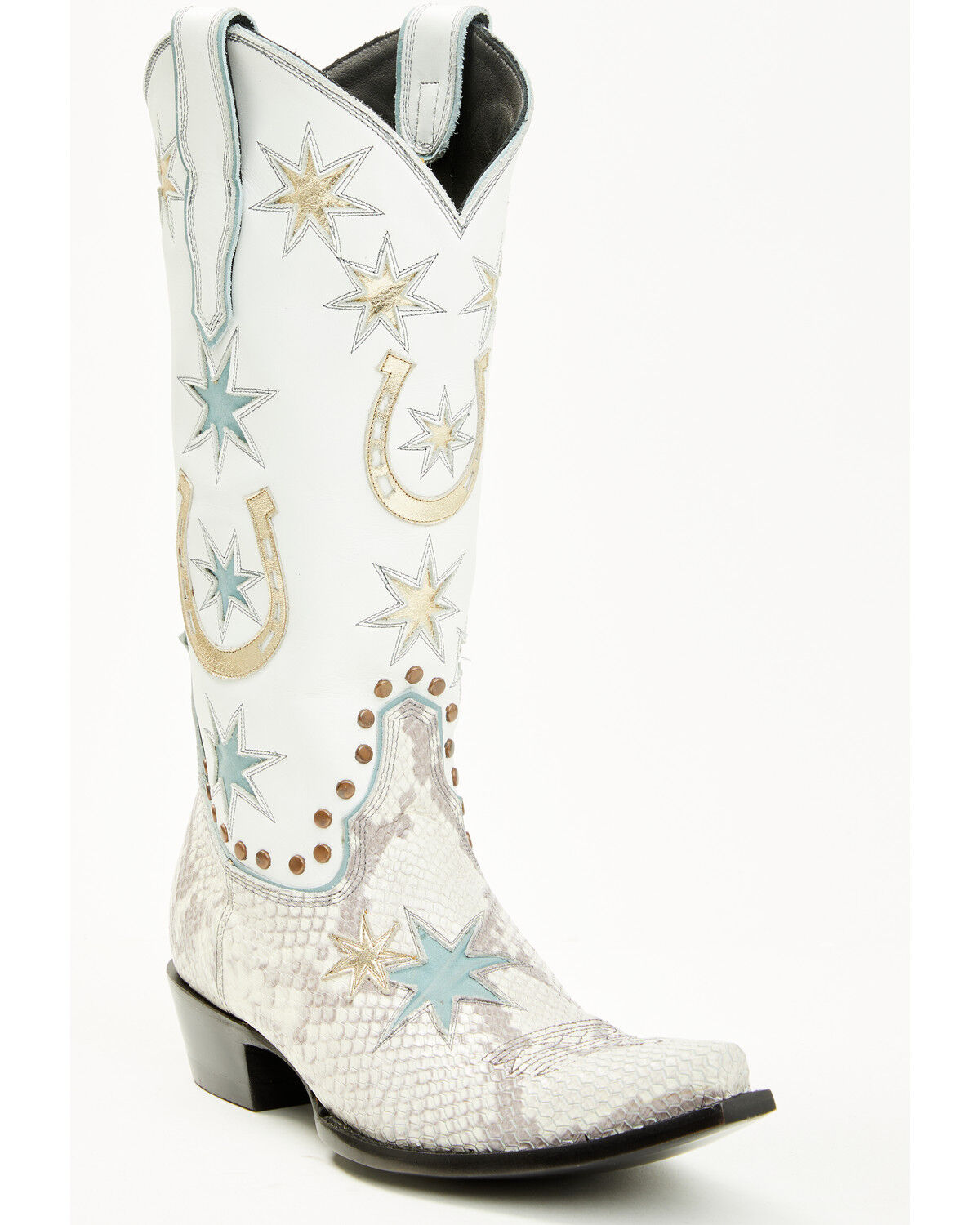 Old Gringo Women's Lucky Star Exotic Python Tall Western Boots - Snip Toe
