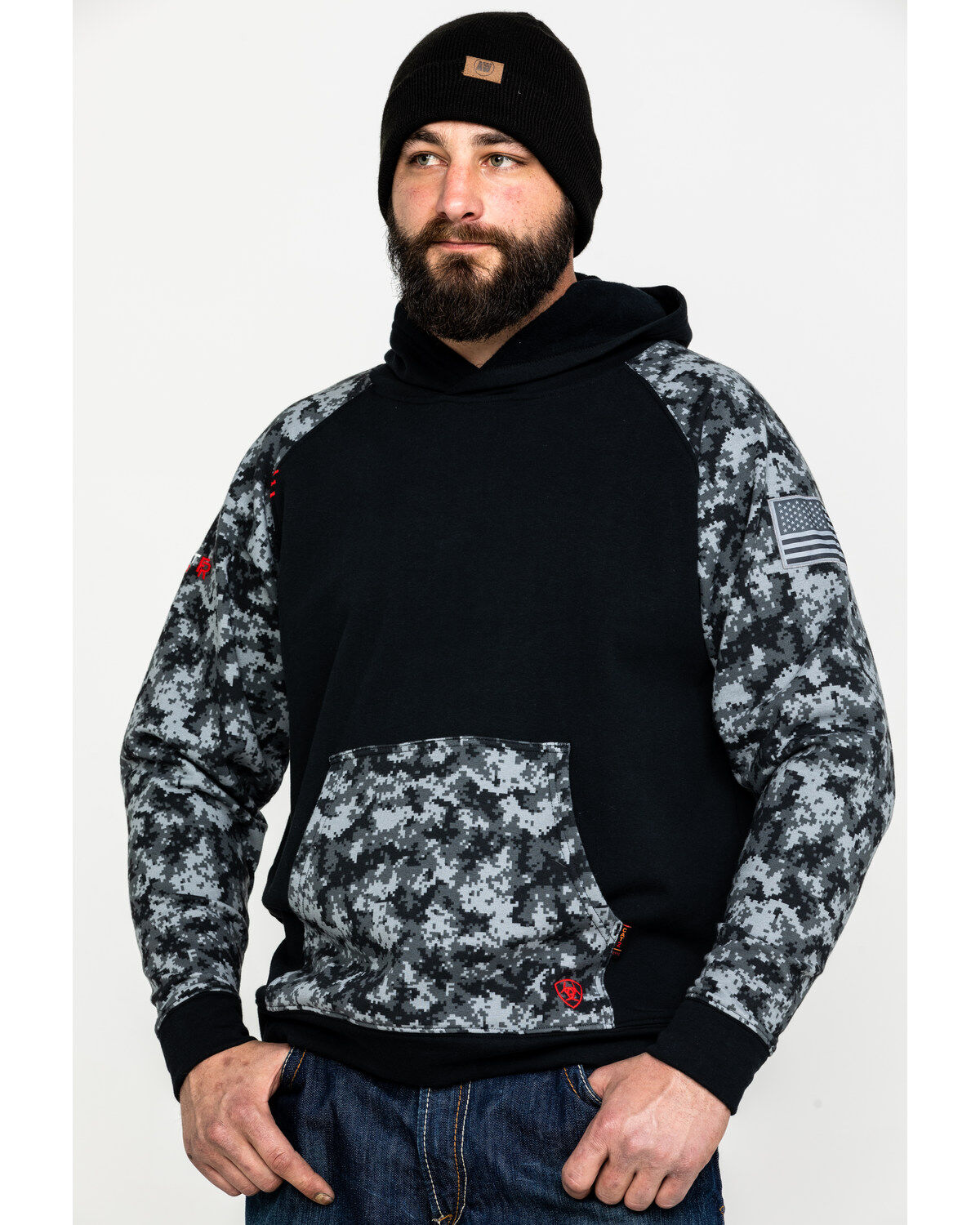 Ariat Men's Digi FR Patriot Work Hooded Sweatshirt