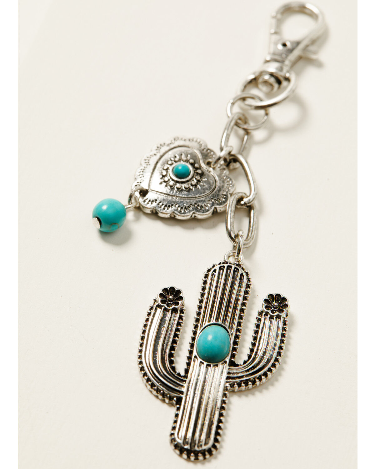 Shyanne Women's Cactus Heart Bag Charm