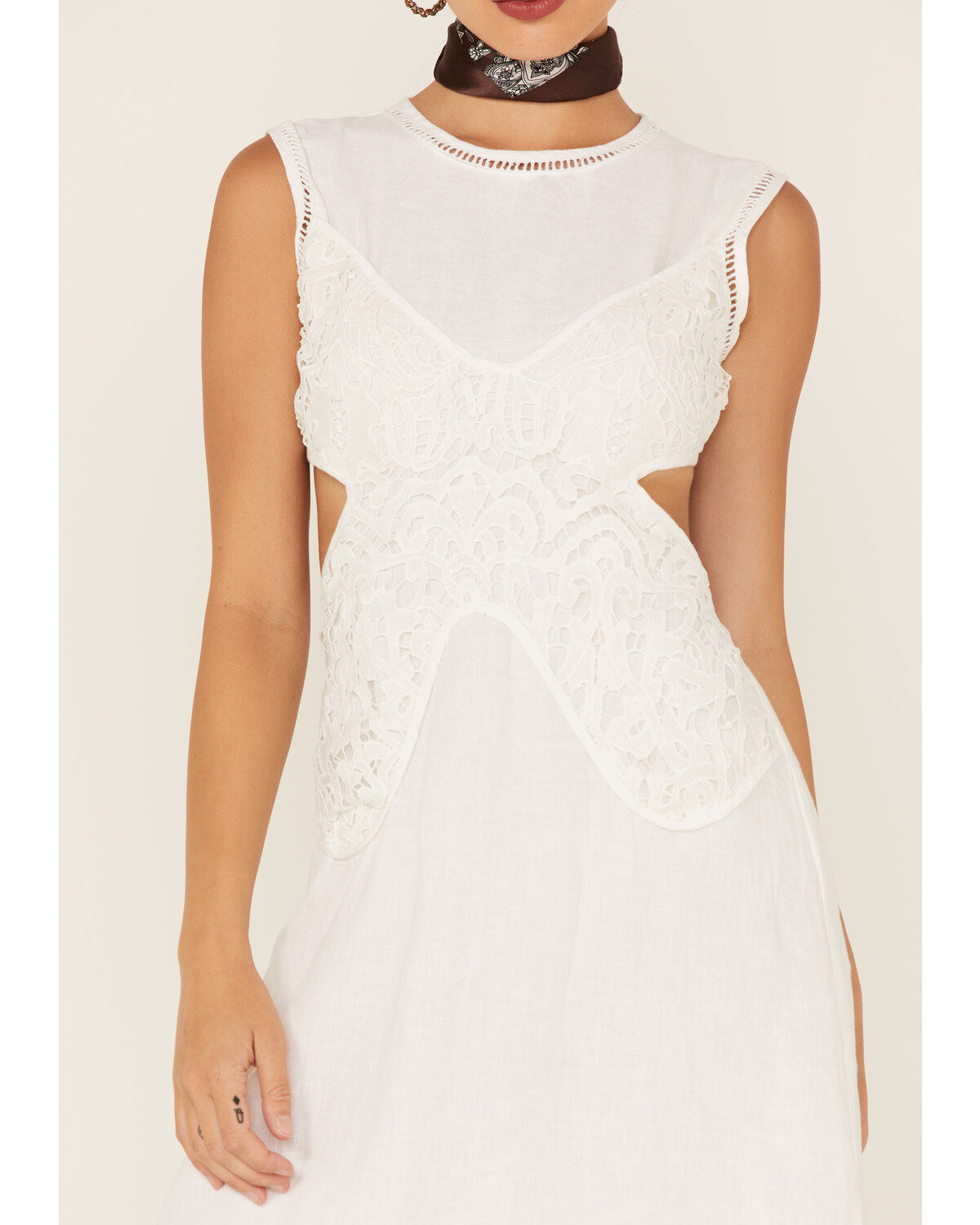 Maia Bergman Women's Kali Butterfly Lace Midi Dress