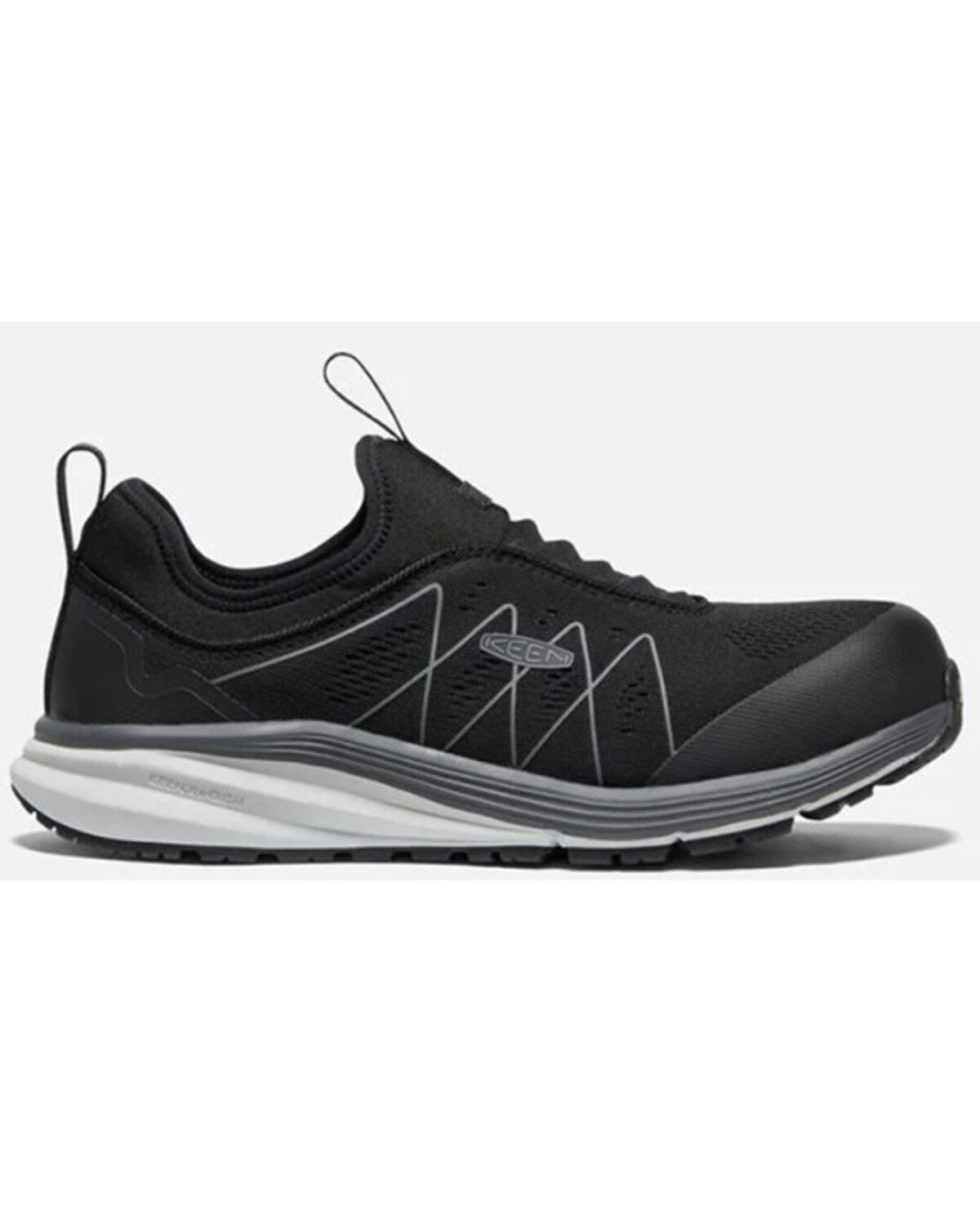 Keen Men's Vista Energy Shift Lace-Up Work Sneakers - Carbon Toe