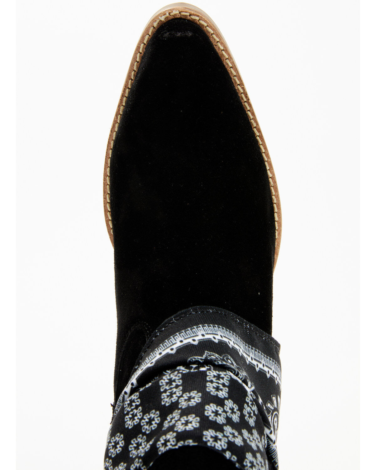 Dingo Women's Suede Bandida Western Booties - Round Toe