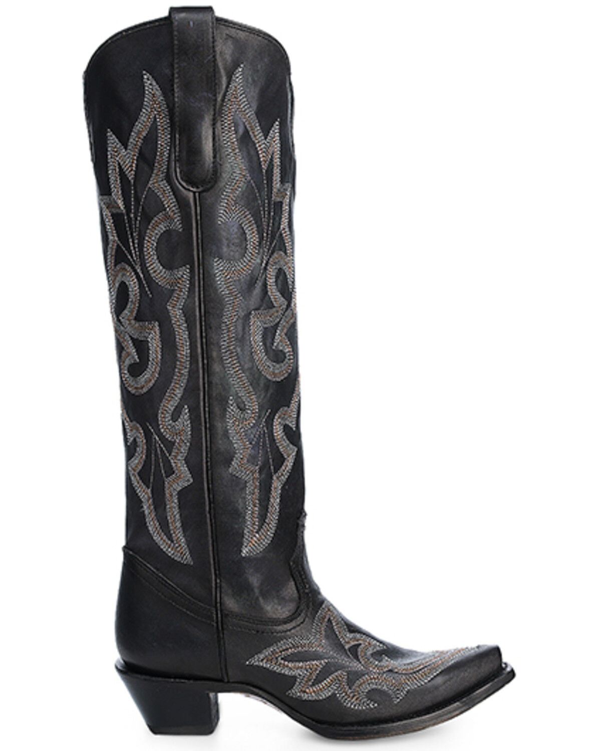 Corral Women's Embroidered Tall Western Boots - Snip Toe