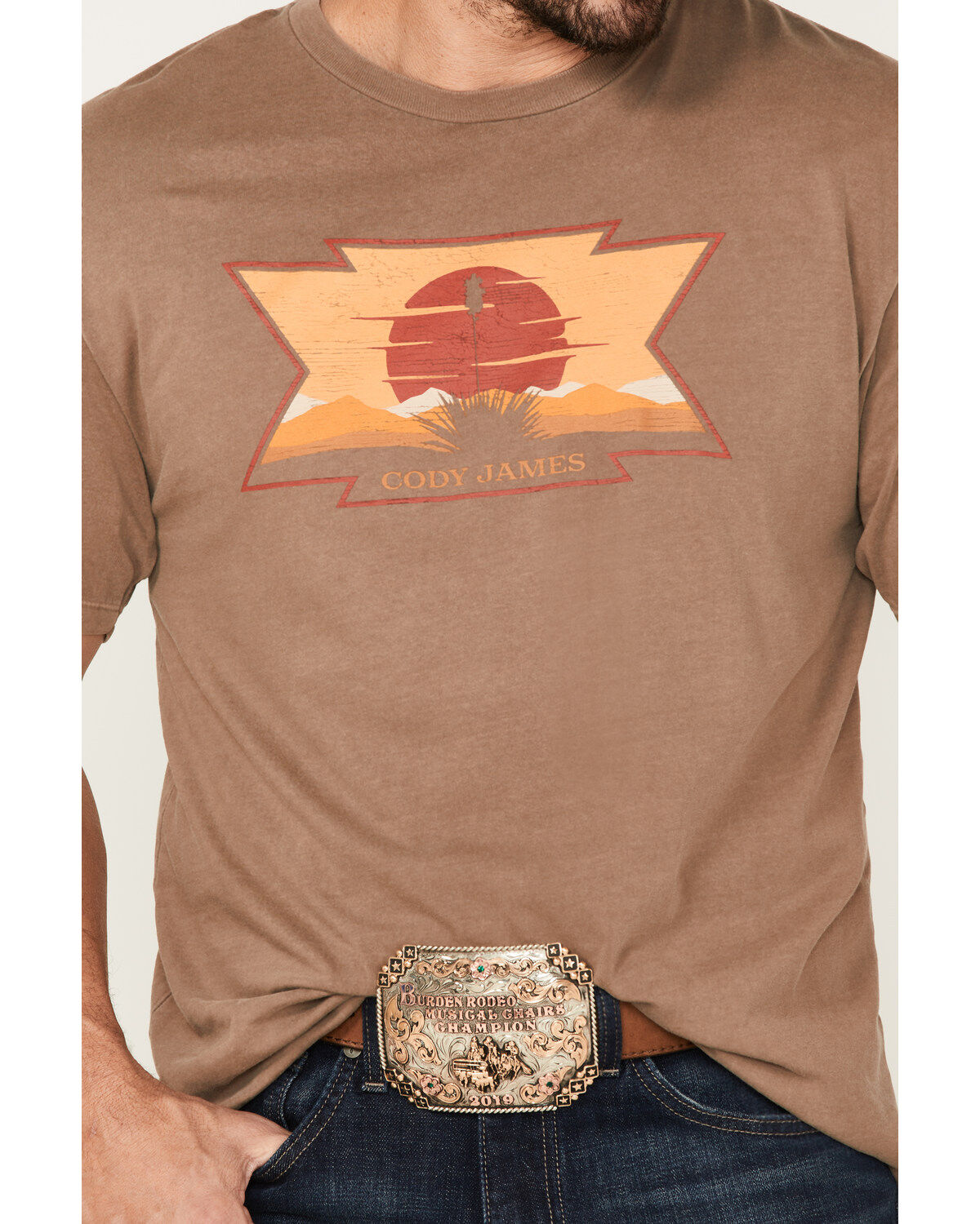Cody James Men's Sunset Logo Graphic T-Shirt