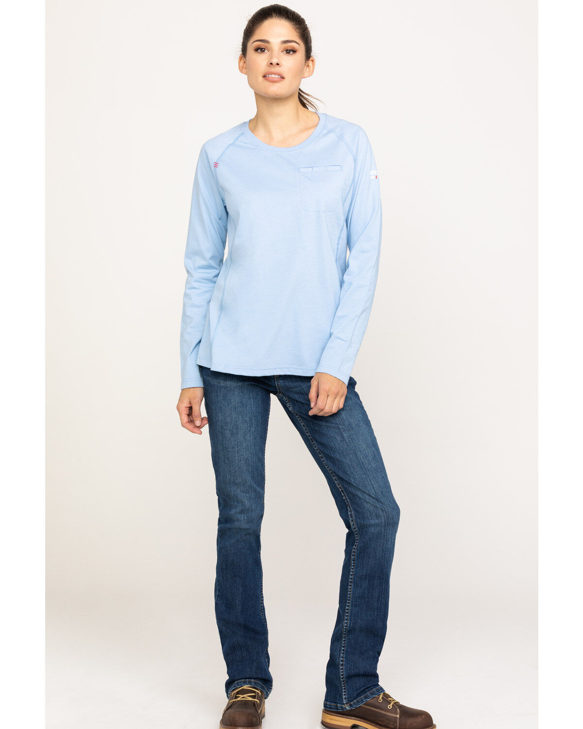 Ariat Women's FR Air Crew Long Sleeve Work Shirt