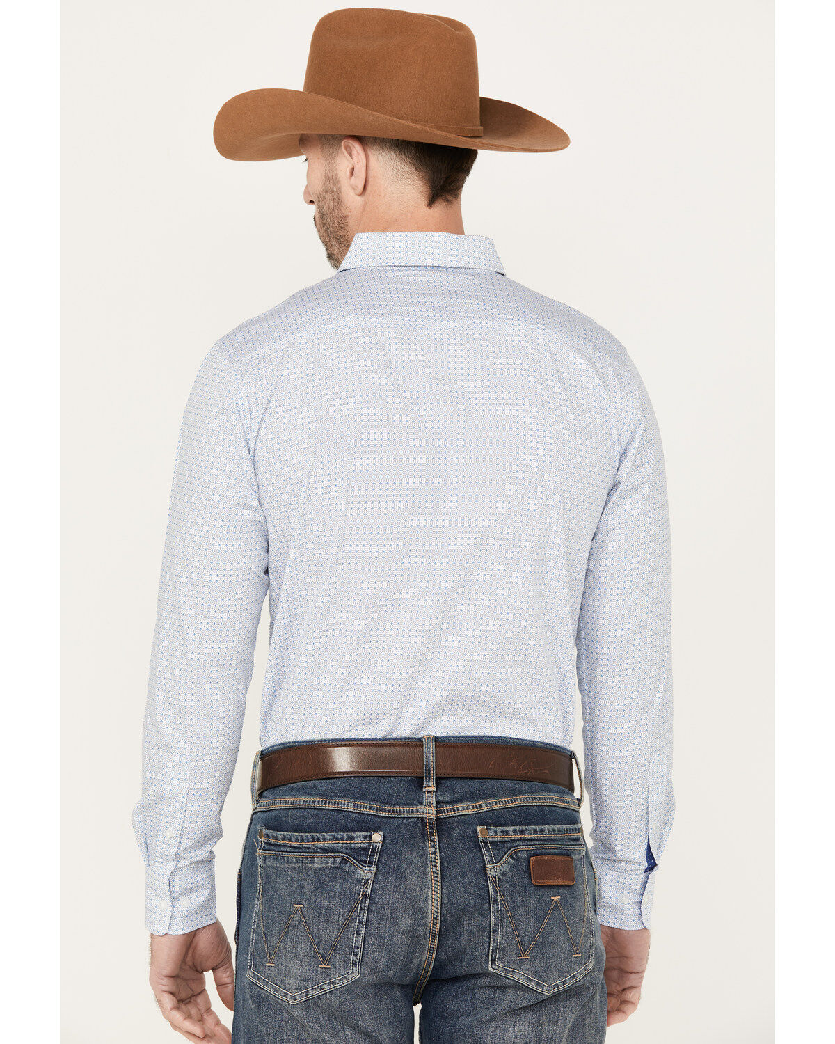 Ariat Men's Medallion Stretch Modern Fit Button-Down Long Sleeve Western Shirt