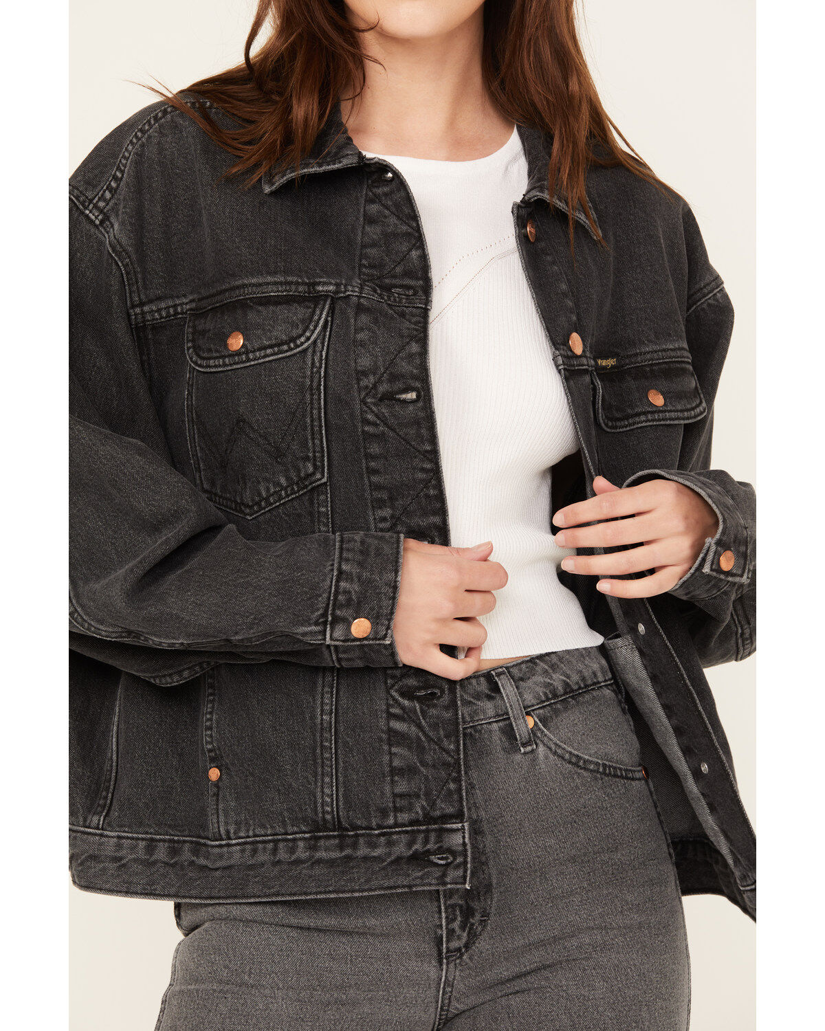 Wrangler Women's Denim Trucker Jacket