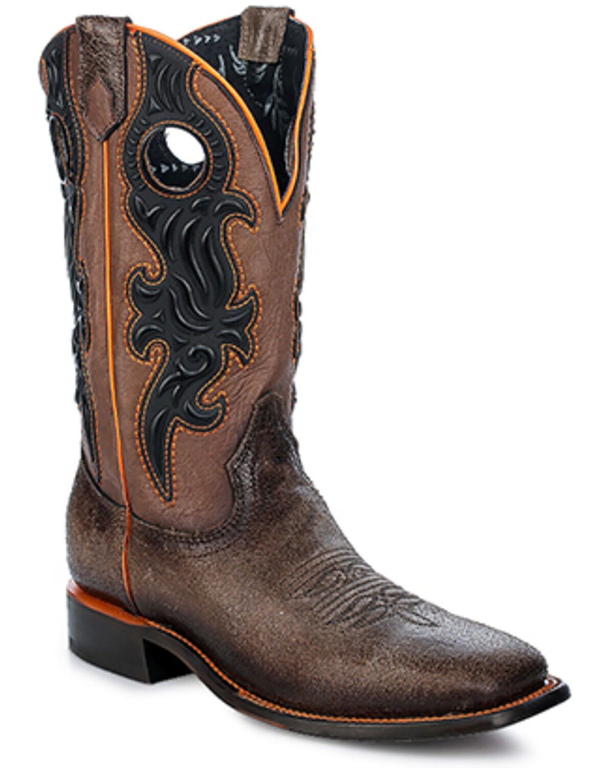 Corral Men's Embroidered Western Boots - Broad Square Toe