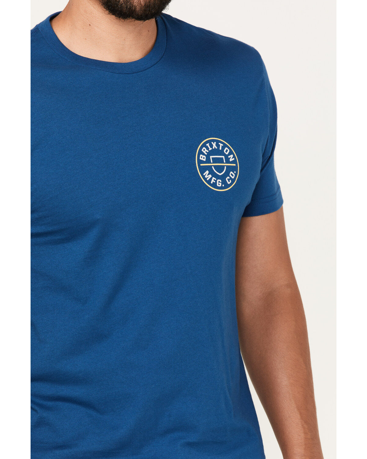 Brixton Men's Crest II Logo Graphic T-Shirt