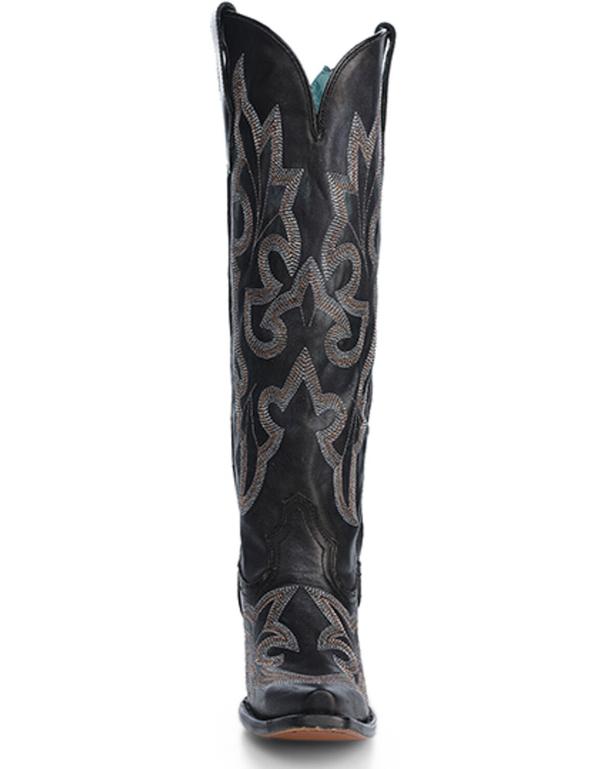 Corral Women's Embroidered Tall Western Boots - Snip Toe