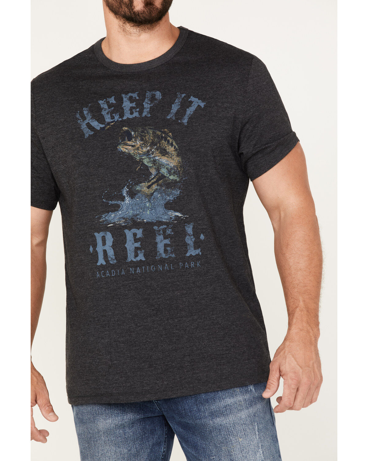 Brothers and Sons Keep It Real Acadia National Park Graphic T-Shirt