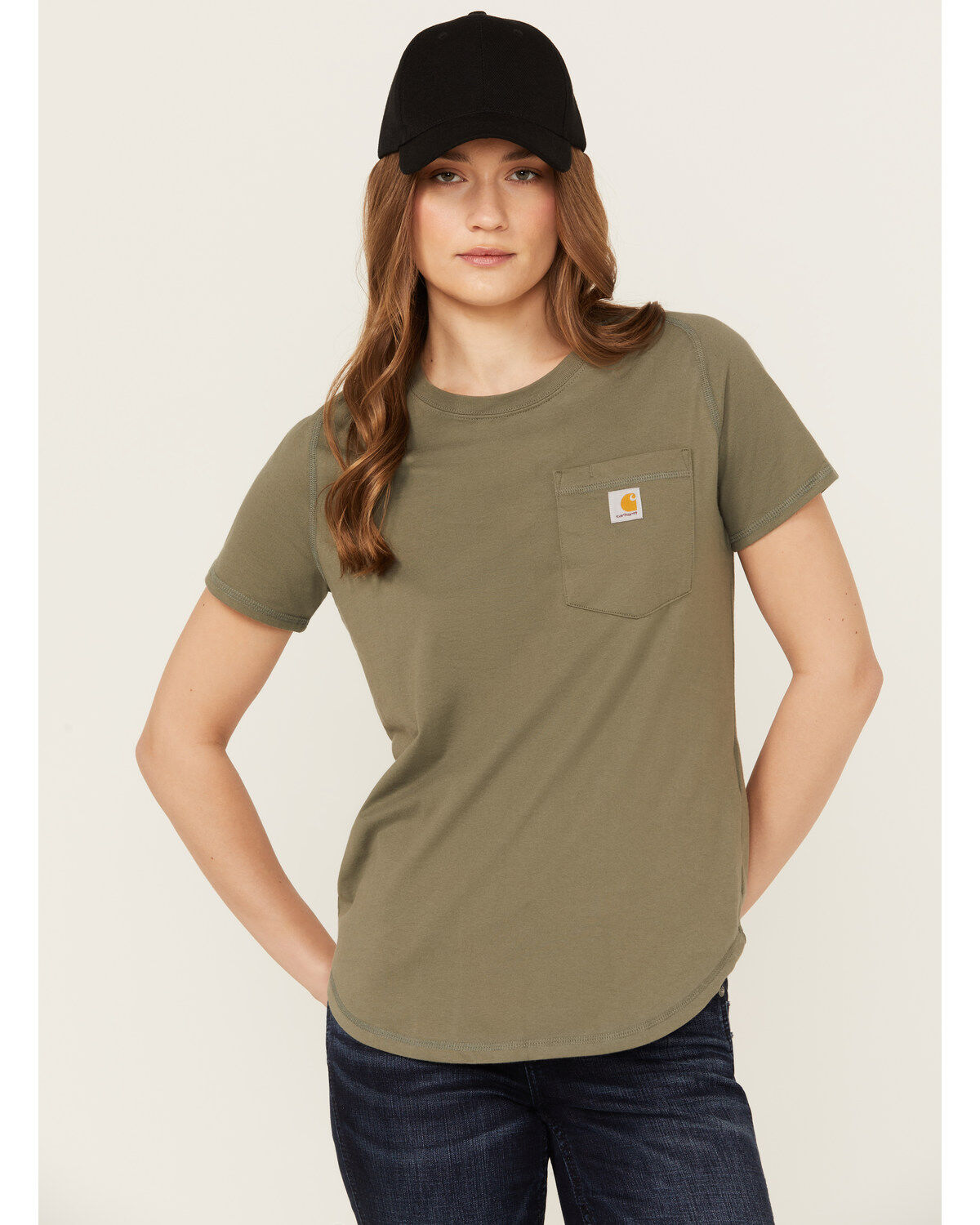 Carhartt Women's Force Relaxed Fit Midweight Short Sleeve Pocket Tee