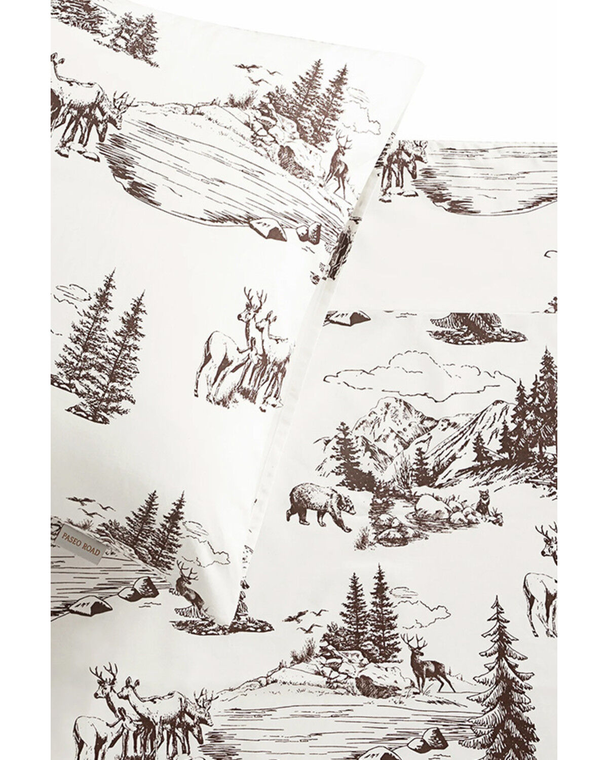 HiEnd Accents 200TC Cotton White Pine 4 Piece Sheet Set - Twin Size