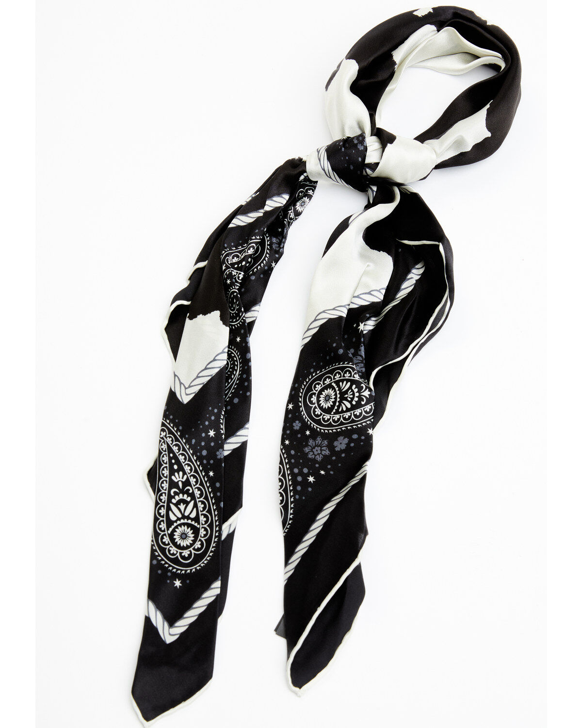 Idyllwind Women's Spotted Cow Silk Bandana