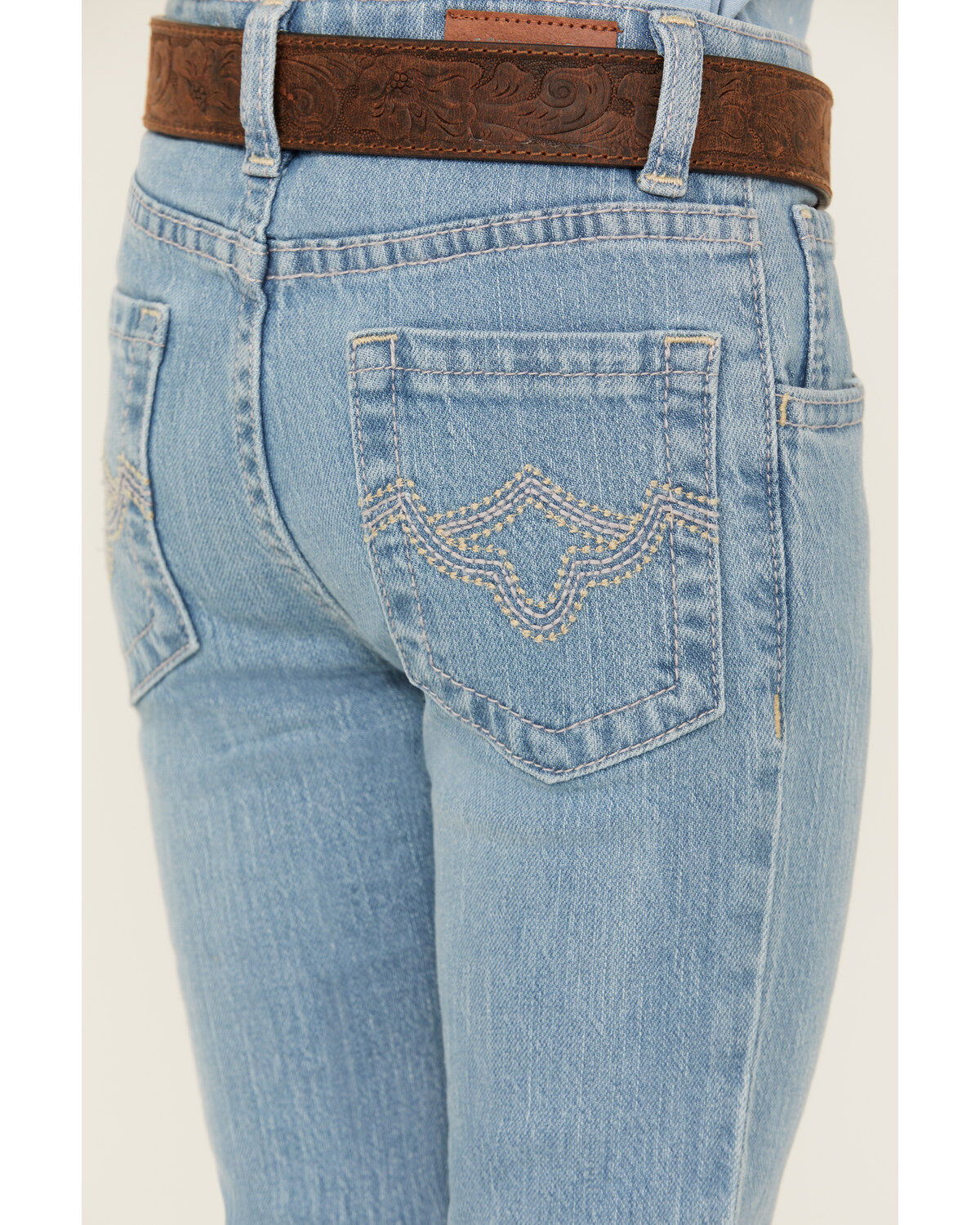 Shyanne Little Girls' Light Wash Riding Jeans