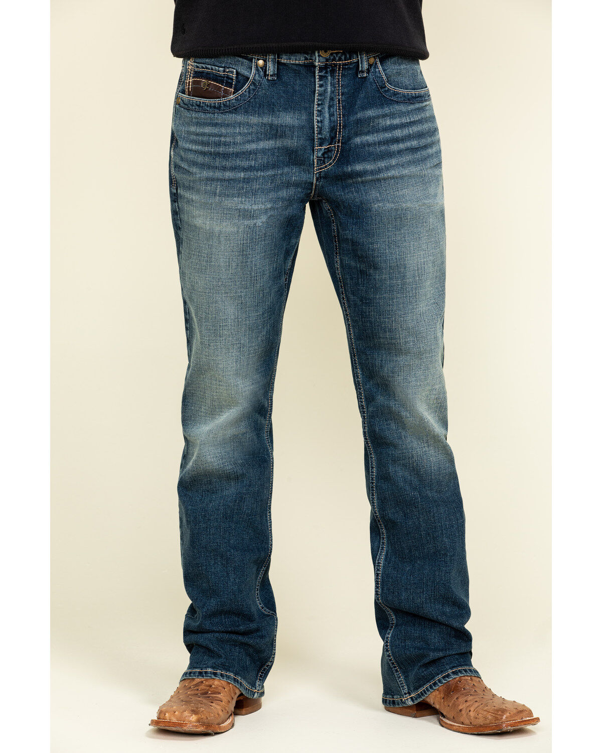 Cody James Core Men's Sundance Medium Wash Stretch Slim Bootcut Jeans