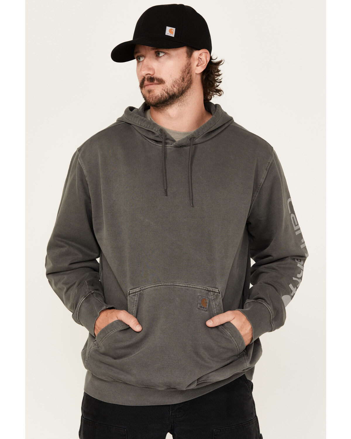 Carhartt Men's Midweight Relaxed Fit Graphic Hooded Sweatshirt