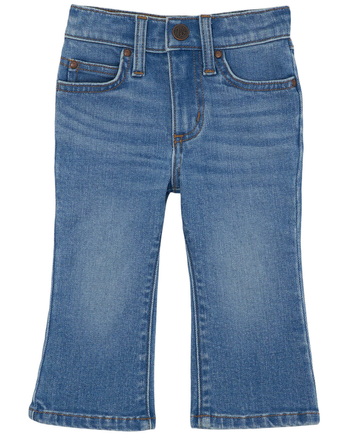 Wrangler Toddler Girls' Medium Wash Bootcut Denim Jeans