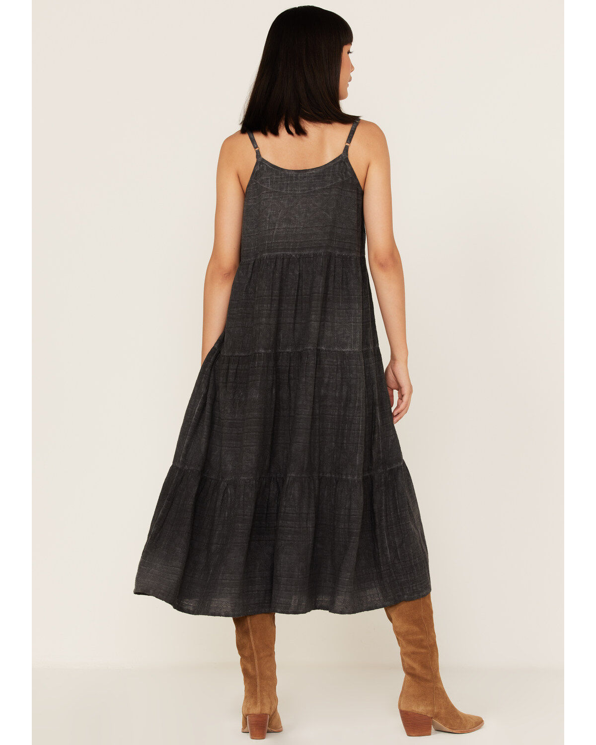 Cleo + Wolf Women's Tiered Relaxed Fit Midi Dress