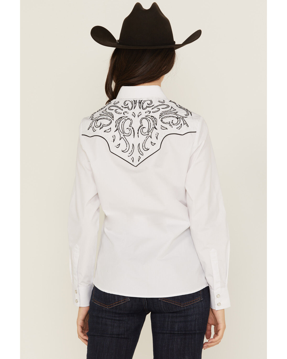 Rodeo Clothing Women's Embroidered Long Sleeve Snap Western Shirt