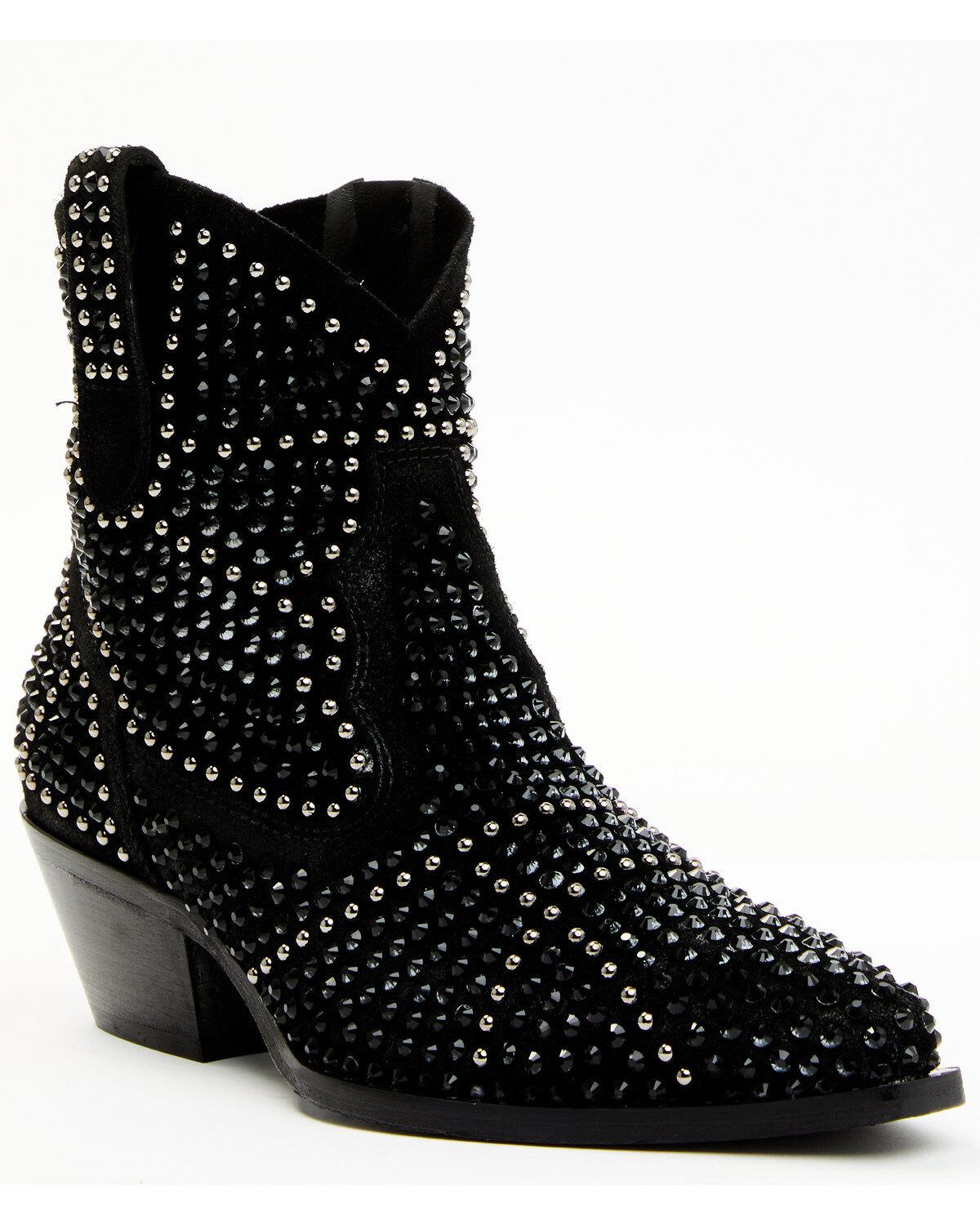 Italian Cowboy Women's Astra Studded Fashion Booties - Snip Toe