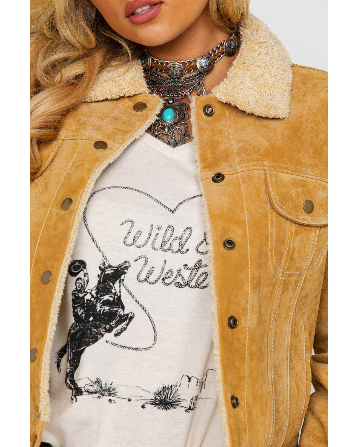 Scully Women's Faux Shearling Leather Jacket