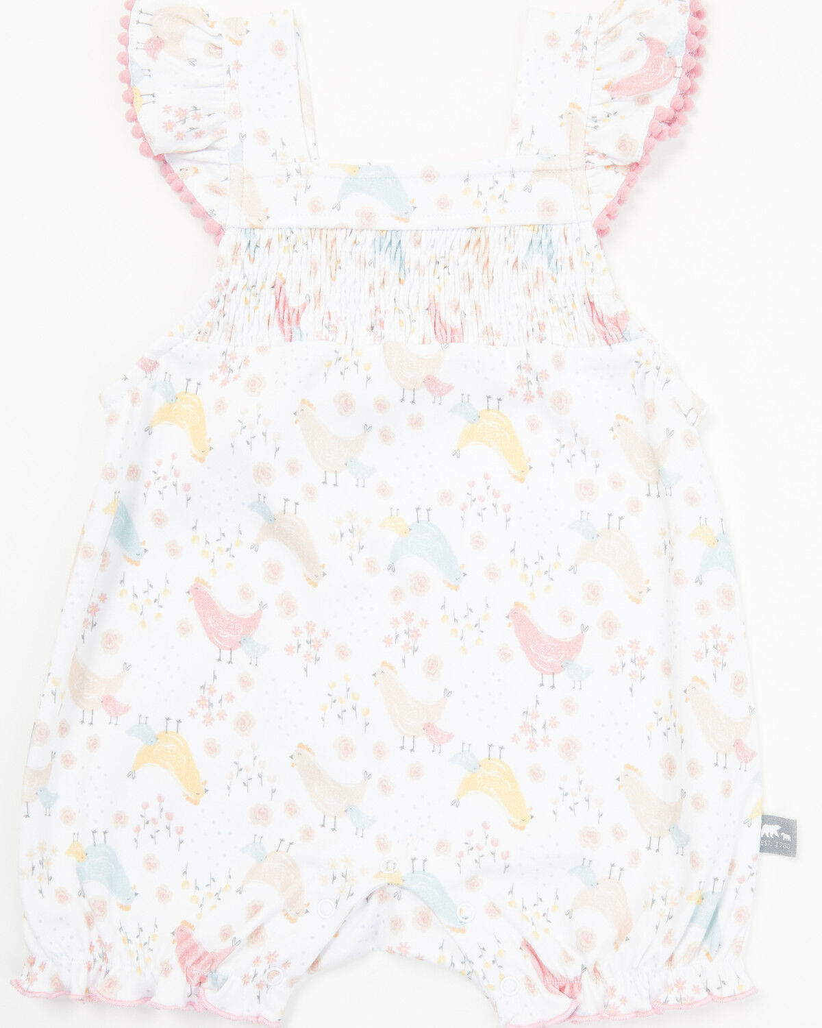 Rugged Bear Infant Girls' Chick Print Onesie