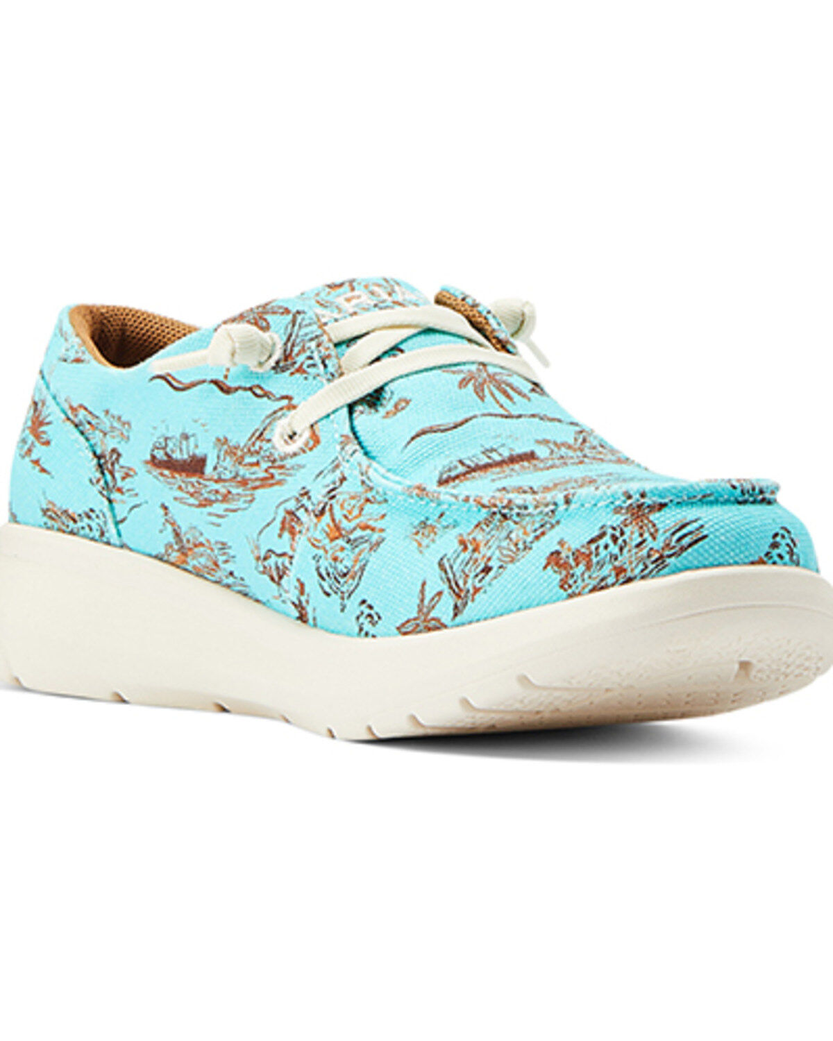 Ariat Women's Hilo Western Aloha Casual Shoes - Moc Toe