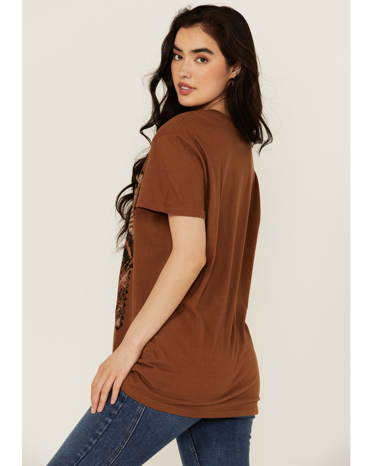 Wrangler Women's Cowboy Boyfriend Short Sleeve Graphic Tee