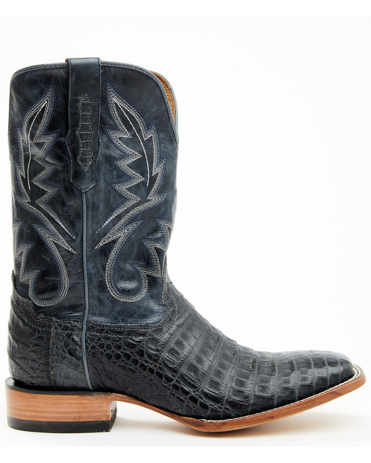 Cody James Men's Exotic Caiman Belly Western Boots - Broad Square Toe