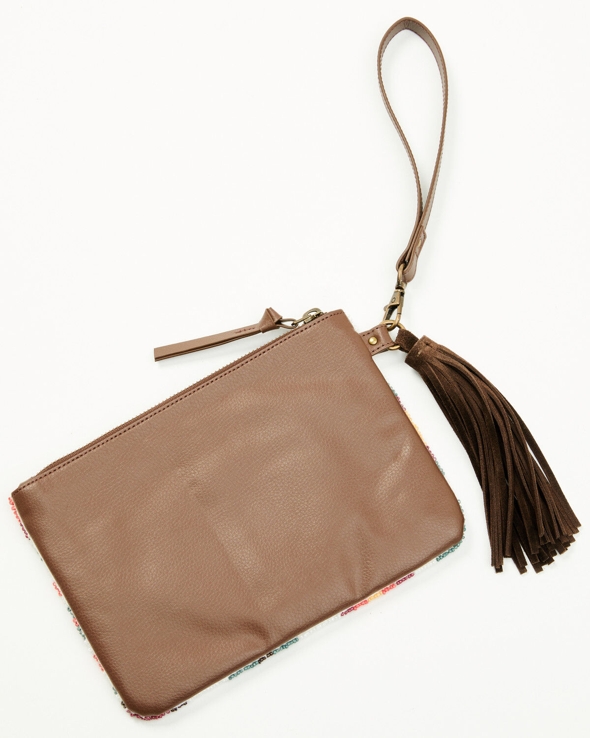 Shyanne Women's Seraphina Southwestern Print Seed Beed Clutch