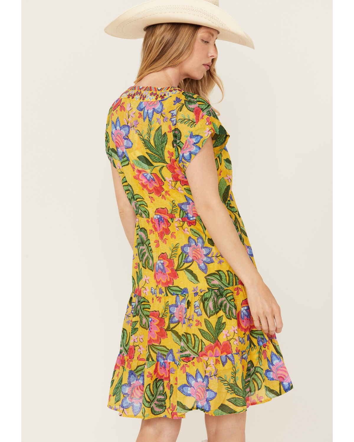Johnny Was Women's Floral Prairie Mini Dress