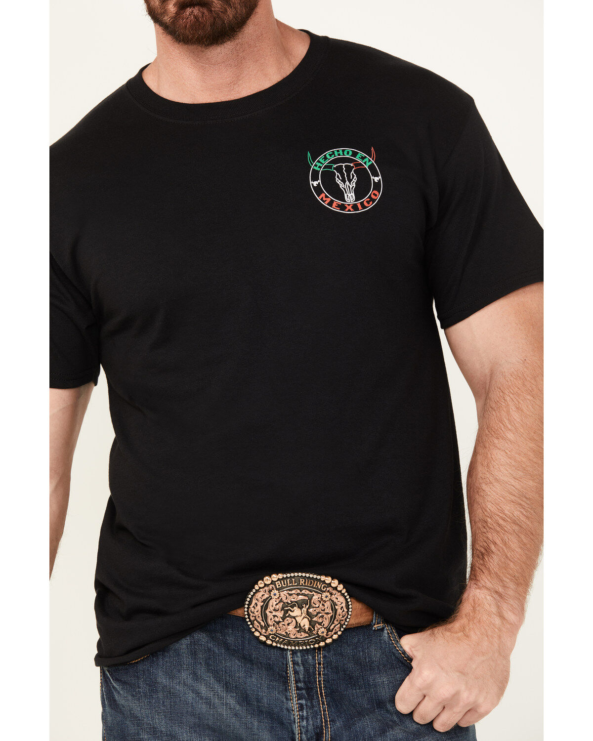 Cowboy Hardware Men's Hecho En Mexico Short Sleeve Graphic T-Shirt