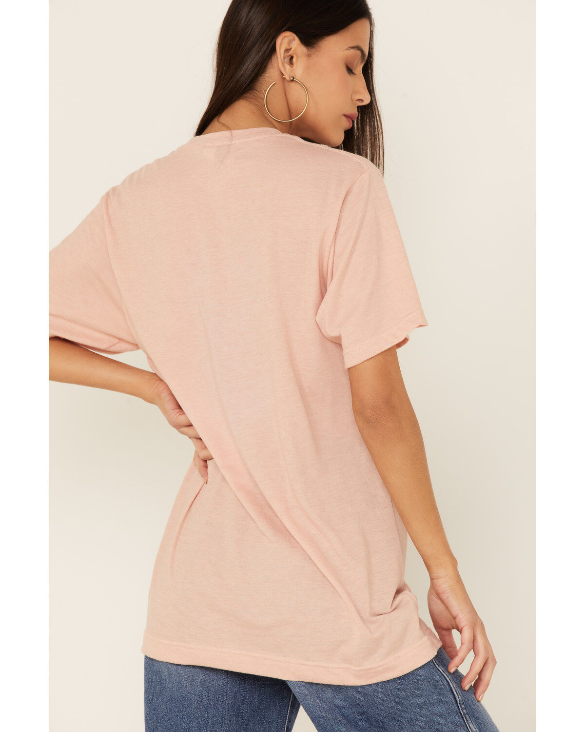 Ali Dee Women's Peach The Best in the West Graphic Tee